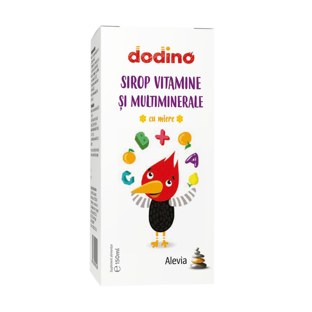 Sirop vitamine si multiminerale Dodino Alevia - 150 ml