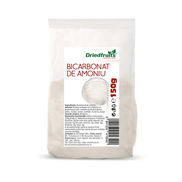 Bicarbonat de amoniu Driedfruits – 150 g