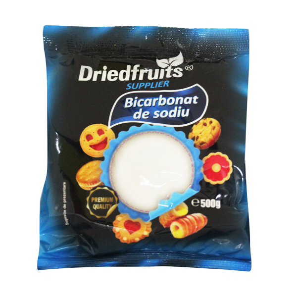Bicarbonat de sodiu Driedfruits – 500 g Dried Fruits Produse Naturale pentru Patiserii, Cofetarii & Brutarii