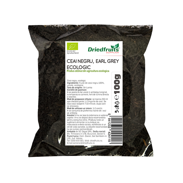 Ceai negru Earl Grey BIO Driedfruits – 100 g