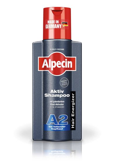 Sampon A2 activ pentru scalp gras Alpecin - 250 ml