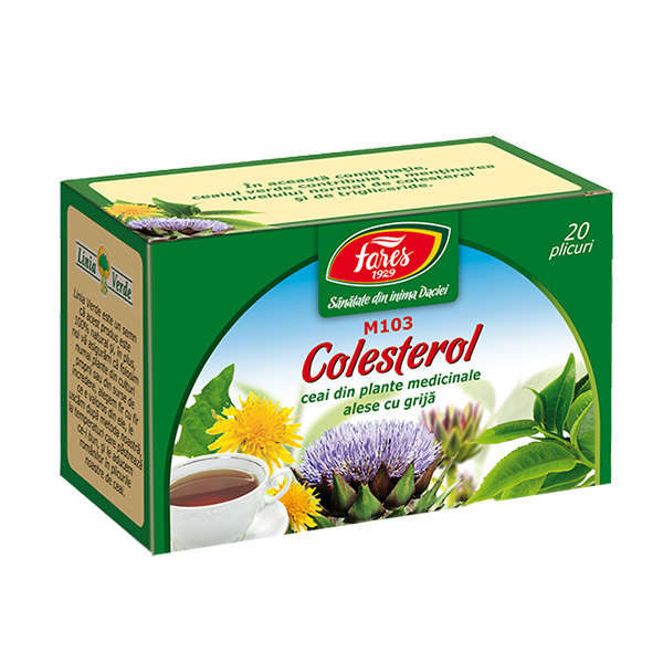 Ceai colesterol (20 pliculete) Fares – 30 g