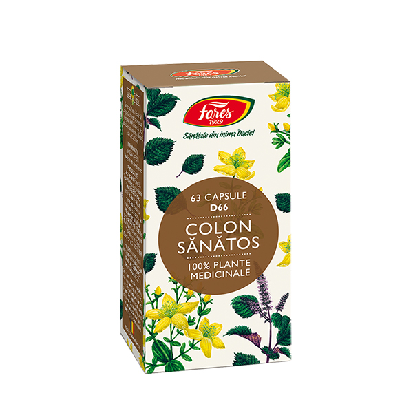 Colon sanatos Fares – 63 capsule driedfruits.ro/ Capsule si comprimate