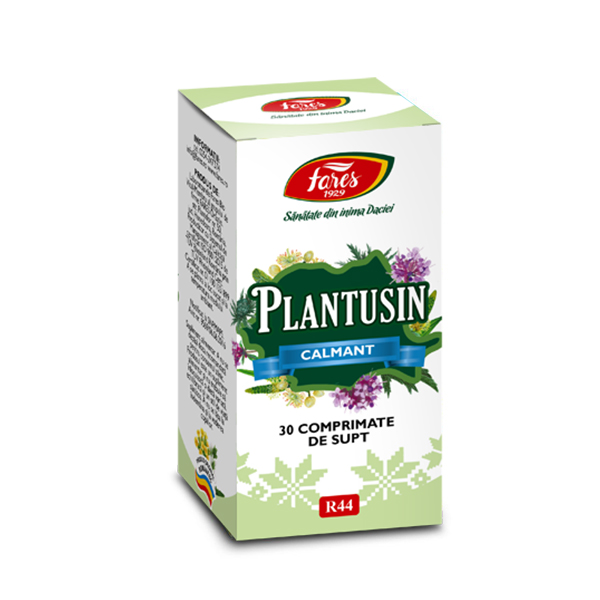 Plantusin calmant Fares - 30 comprimate