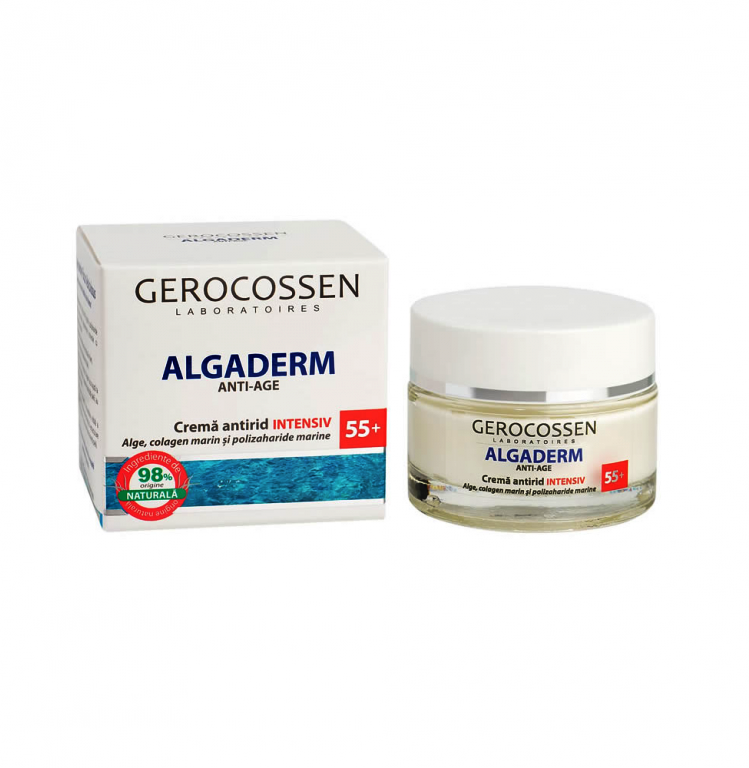 Crema antirid intensiv (55+) Algaderm Gerocossen - 50 ml