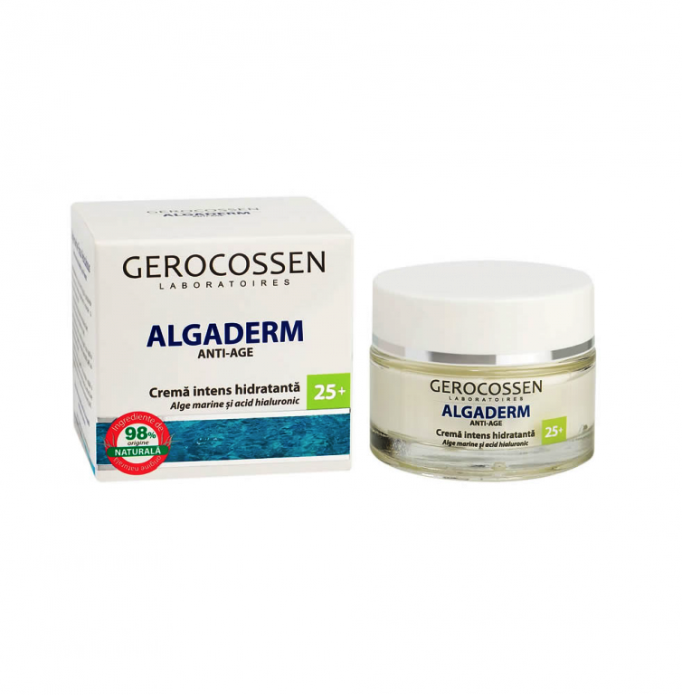 Crema intens hidratanta (25+) Algaderm Gerocossen - 50 ml