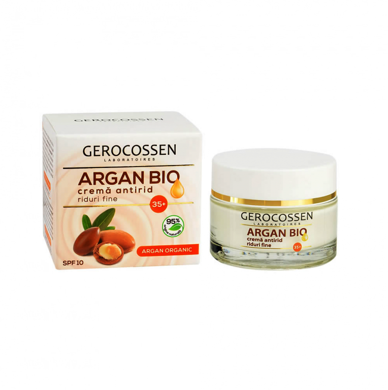 Crema antirid riduri fine (35+) SPF 10 Argan BIO Gerocossen – 50 ml