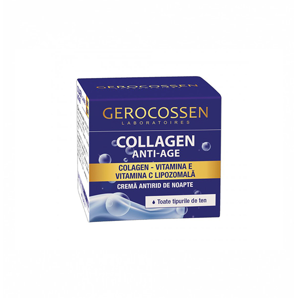 Crema antirid de noapte Collagen Anti-Age Gerocossen - 50 ml
