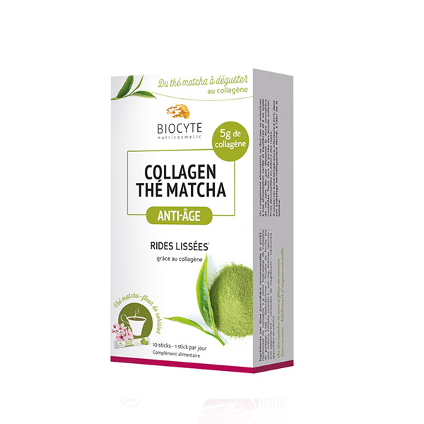 Colagen si matcha Biocyte (10 plicuri) – 60 g