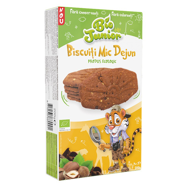 Biscuiti mic dejun BIO Junior – 200 g driedfruits.ro/ Biscuiti vegani & Budinci & Snacks