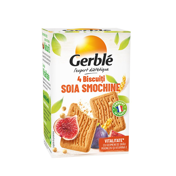 Biscuiti soia-smochine minipack Gerble - 67.5 g