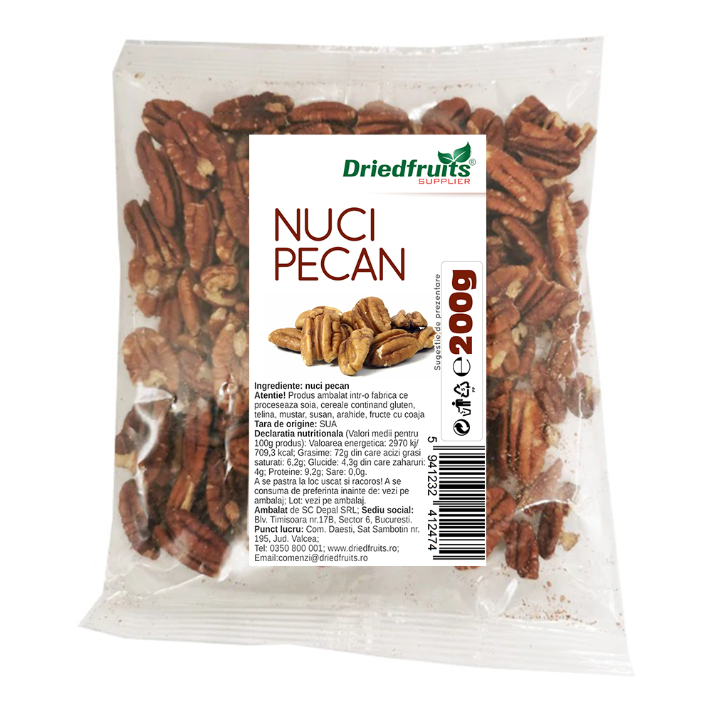 Nuci pecan Driedfruits – 200 g