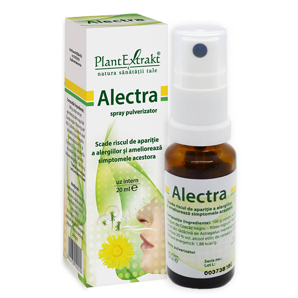 Alectra Spray cu atomizor (pentru alergii) PlantExtrakt - 20 ml