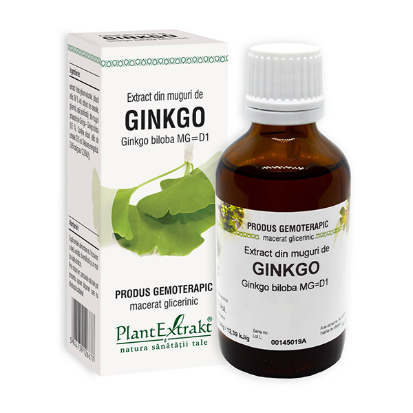 Extract din muguri de ginkgo biloba PlantExtrakt - 50 ml