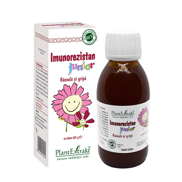 Imunorezistan junior (raceala si gripa) PlantExtrakt – 135 g driedfruits.ro/ Produse pentru Copii