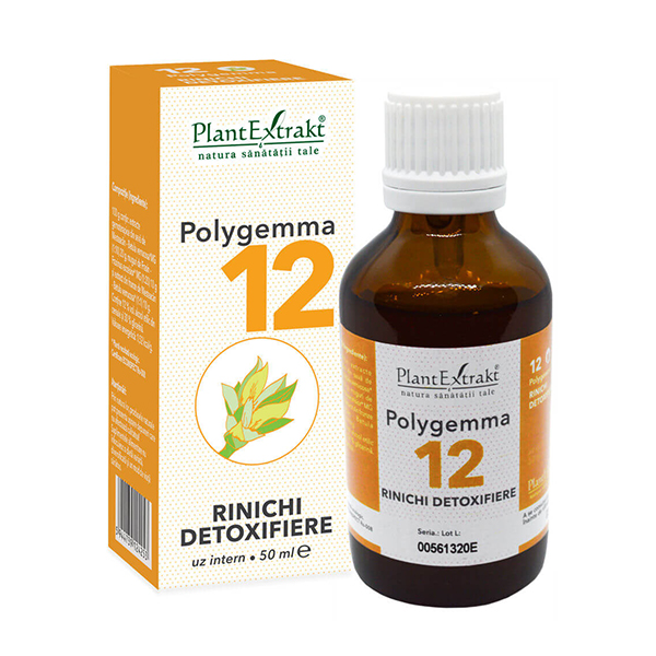 Polygemma nr 12 (rinichi si detoxifiere) PlantExtrakt – 50 ml