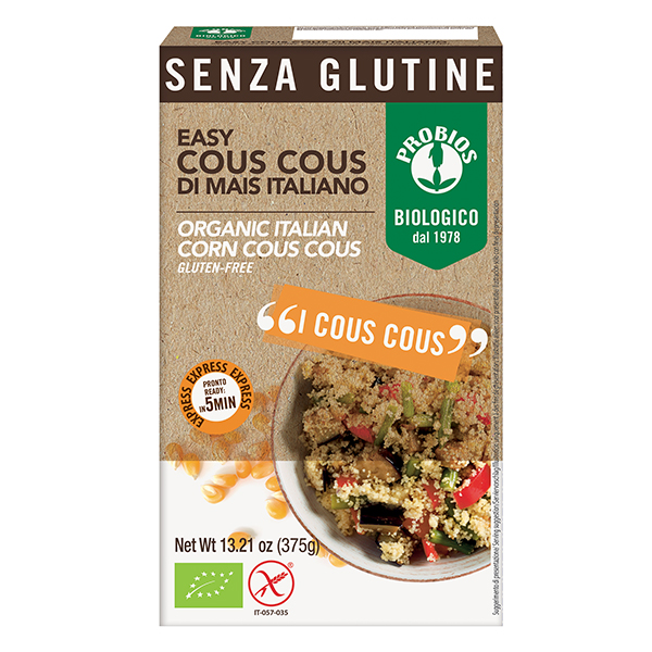 Cuscus din porumb (fara gluten) BIO Probios - 375 g