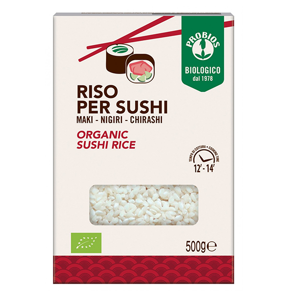 Orez pentru sushi BIO Probios – 500 g driedfruits.ro/ Cereale & Leguminoase & Seminte