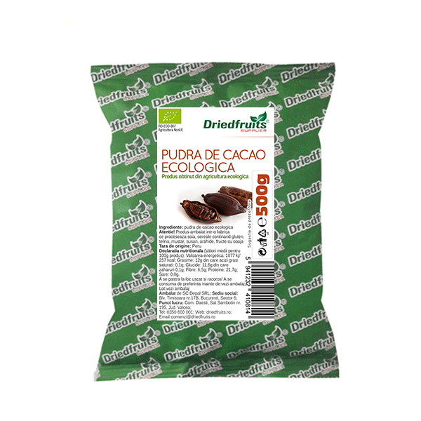 Cacao pudra BIO Driedfruits – 500 g