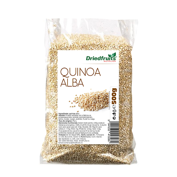 Quinoa alba Driedfruits – 500 g Dried Fruits Cereale & Leguminoase & Seminte