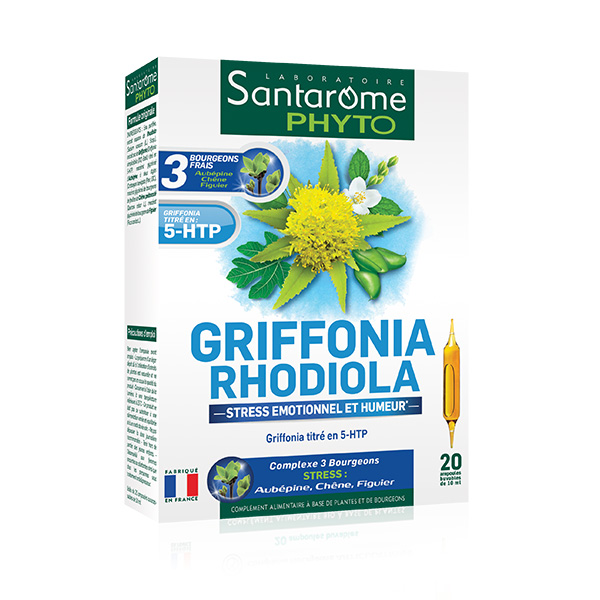 Griffonia Rhodiola Santarome – 20 fiole