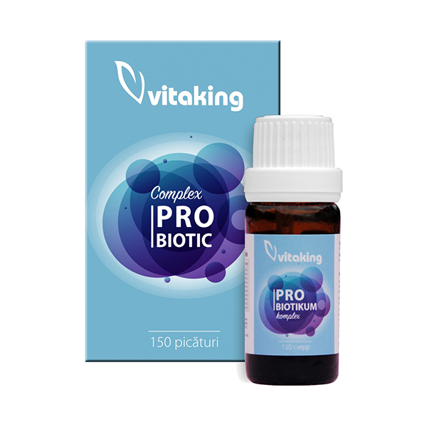 Complex Probiotic (10 tipuri de bacterii) Vitaking – 6 ml