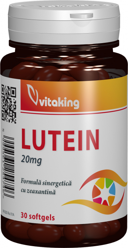 Luteina 20 mg Vitaking – 30 capsule gelatinoase driedfruits.ro/ Capsule si comprimate