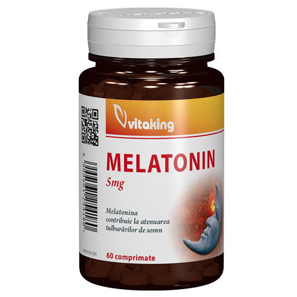 Melatonina 5 mg Vitaking – 60 comprimate driedfruits.ro/ Capsule si comprimate