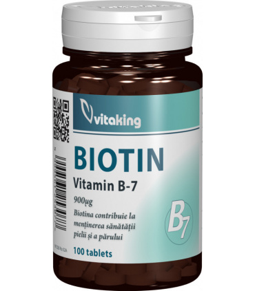 Vitamina B7 (Biotina) Vitaking – 100 capsule