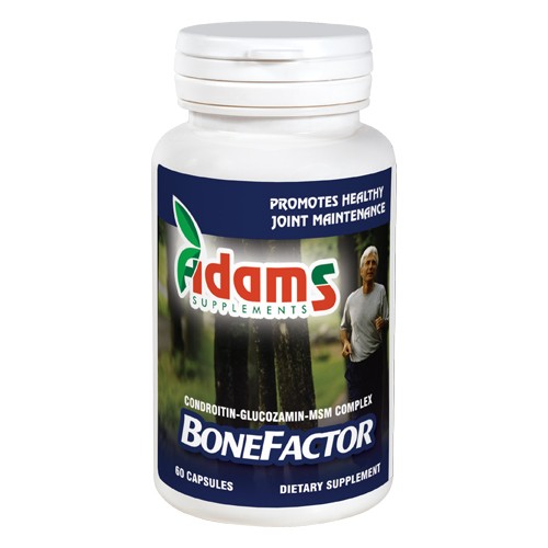 BoneFactor GS / Condroitin / MSM Adams Supplements – 60 capsule Adams Supplements Capsule si comprimate