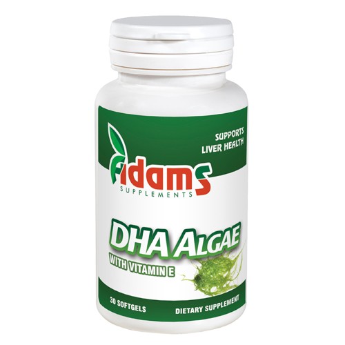 DHA Algae 200mg Adams Supplements - 30 capsule