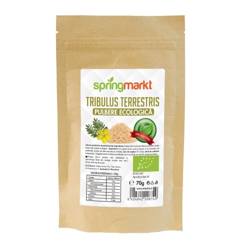 Tribulus Terrestris pudra BIO Springmarkt – 70 g driedfruits.ro/ Pudre Nutritive
