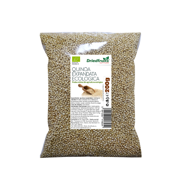 Quinoa expandata BIO Driedfruits – 200 g Dried Fruits Cereale Fulgi
